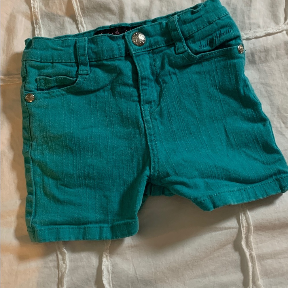 Baby Phat Teal Denim Shorts
